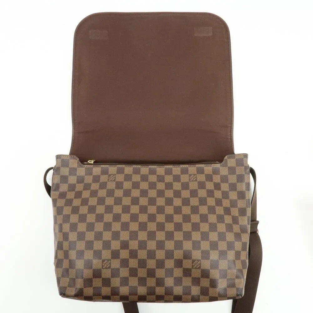 Louis Vuitton Damier Ebene Brooklyn Messenger Bag Brown